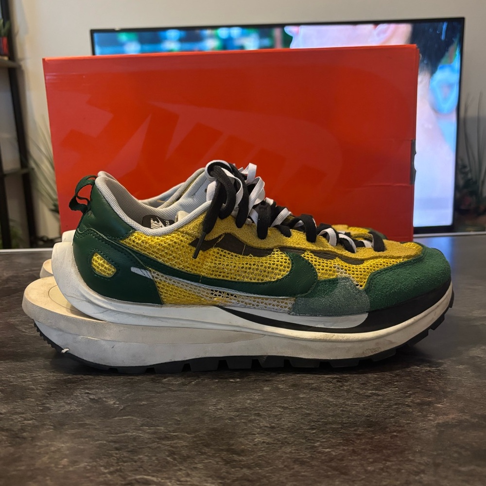 Sacai X VaporWaffle Tour Yellow